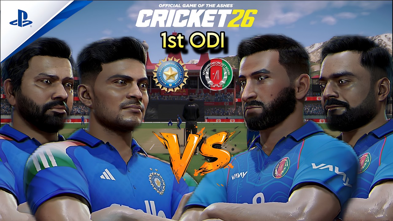 Cricket 26 | IND vs AFG | 1st ODI 🔥 | 343 Runs, Big Hits & a Last Over Thriller! 😱