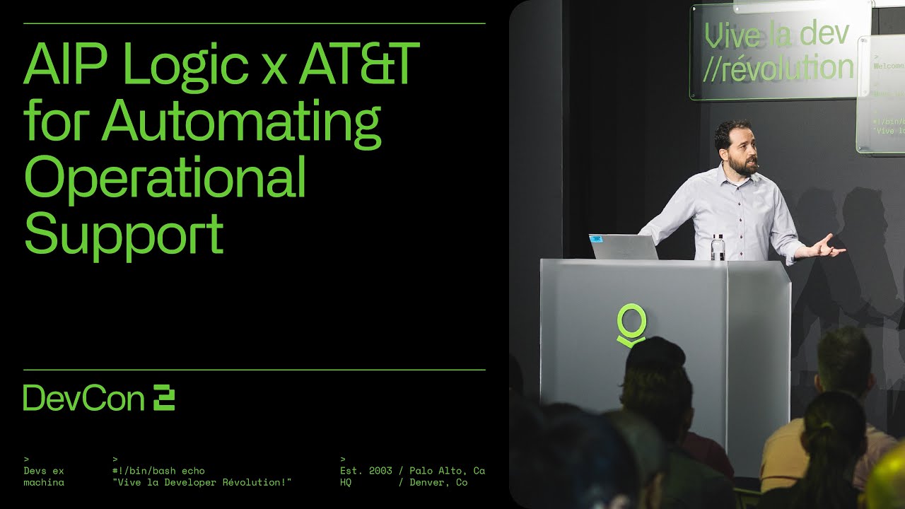 AIP Logic x AT&T for Automating Operational Support | DevCon 2