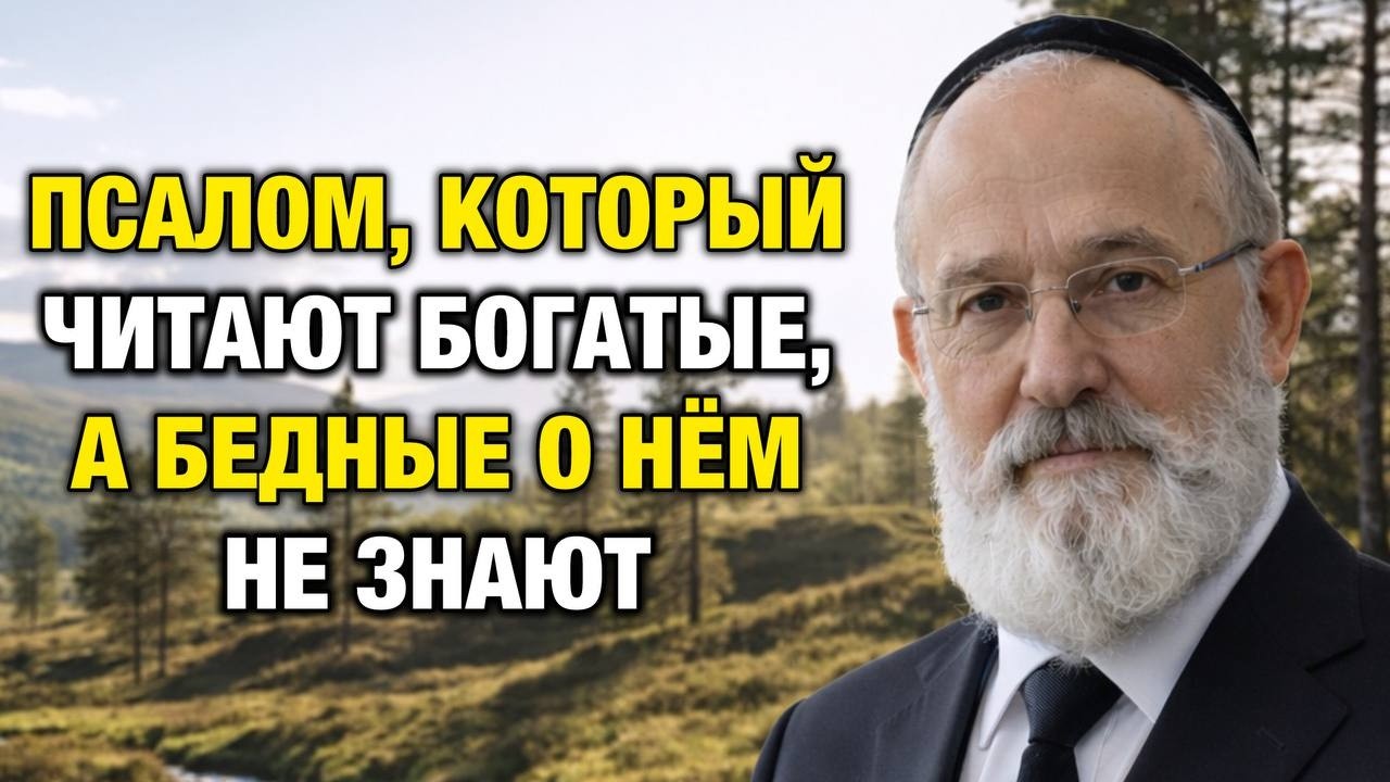 Этот ЕДИНСТВЕННЫЙ Псалом УНИЧТОЖАЕТ Дух Нищеты за 24 Часа | Древний Еврейский Секрет