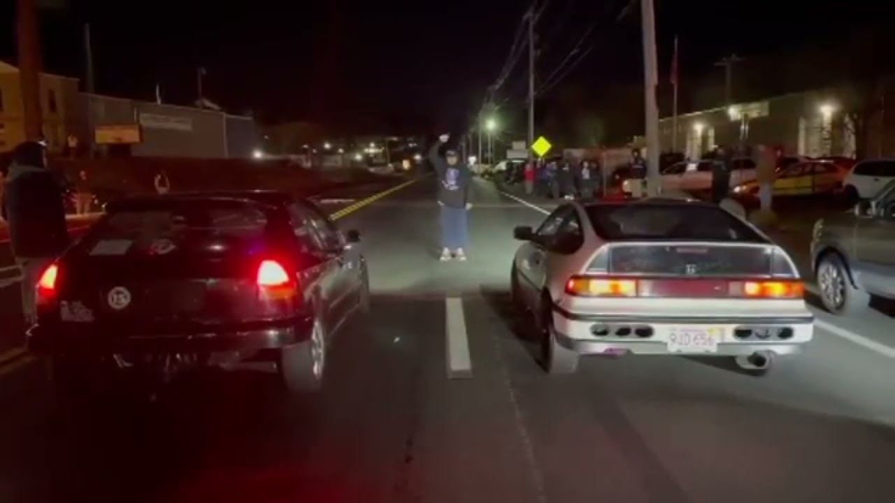 Ek Hatch B18 turbo Vs. Crx Nitrous B20