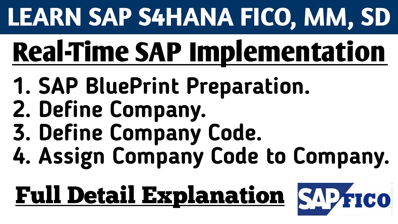 SAP S4HANA FICO RealTime SAP Implementation (Part-1) | SAP S4HANA FICO Course