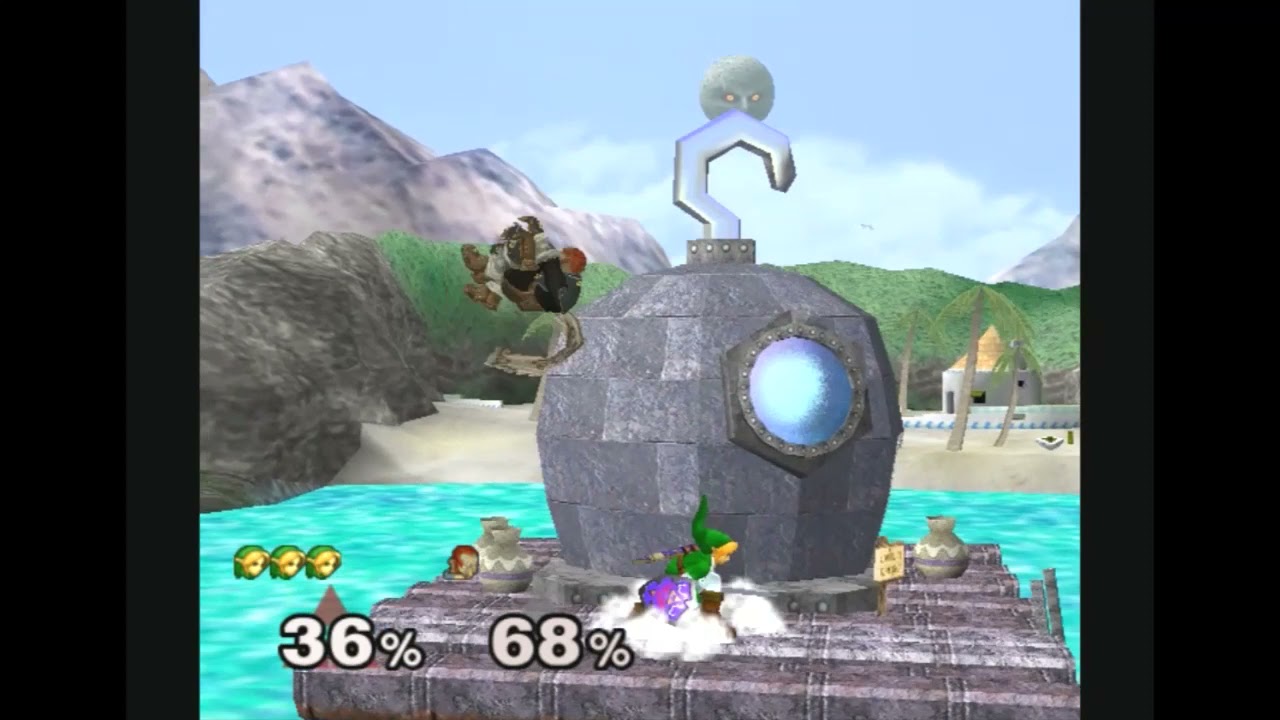 SSBM Link vs Ganondorf