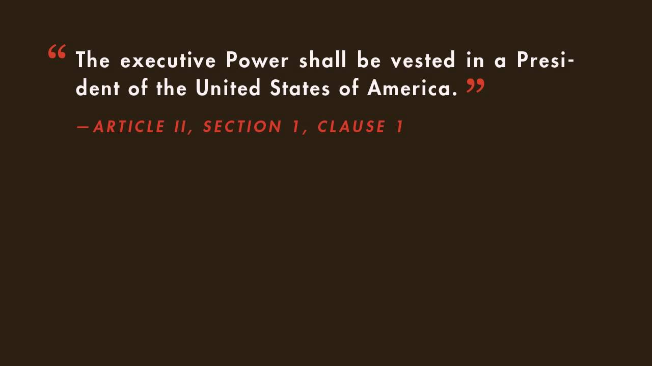 Constitutional Law tutorial: Introduction to Executive Power | quimbee.com