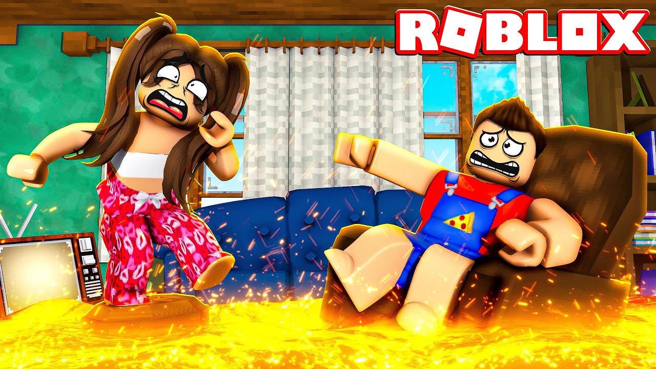 ROBLOX MA IL PAVIMENTO È LAVA!!