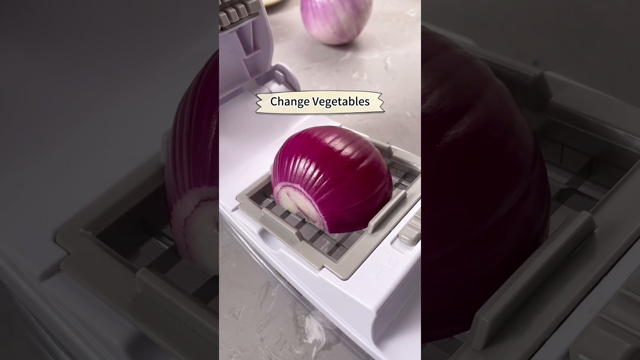 Food Dicer Slicer French Fry Cutter Slicer Vegetebale  #foodchopper #kitchengadgets#onion