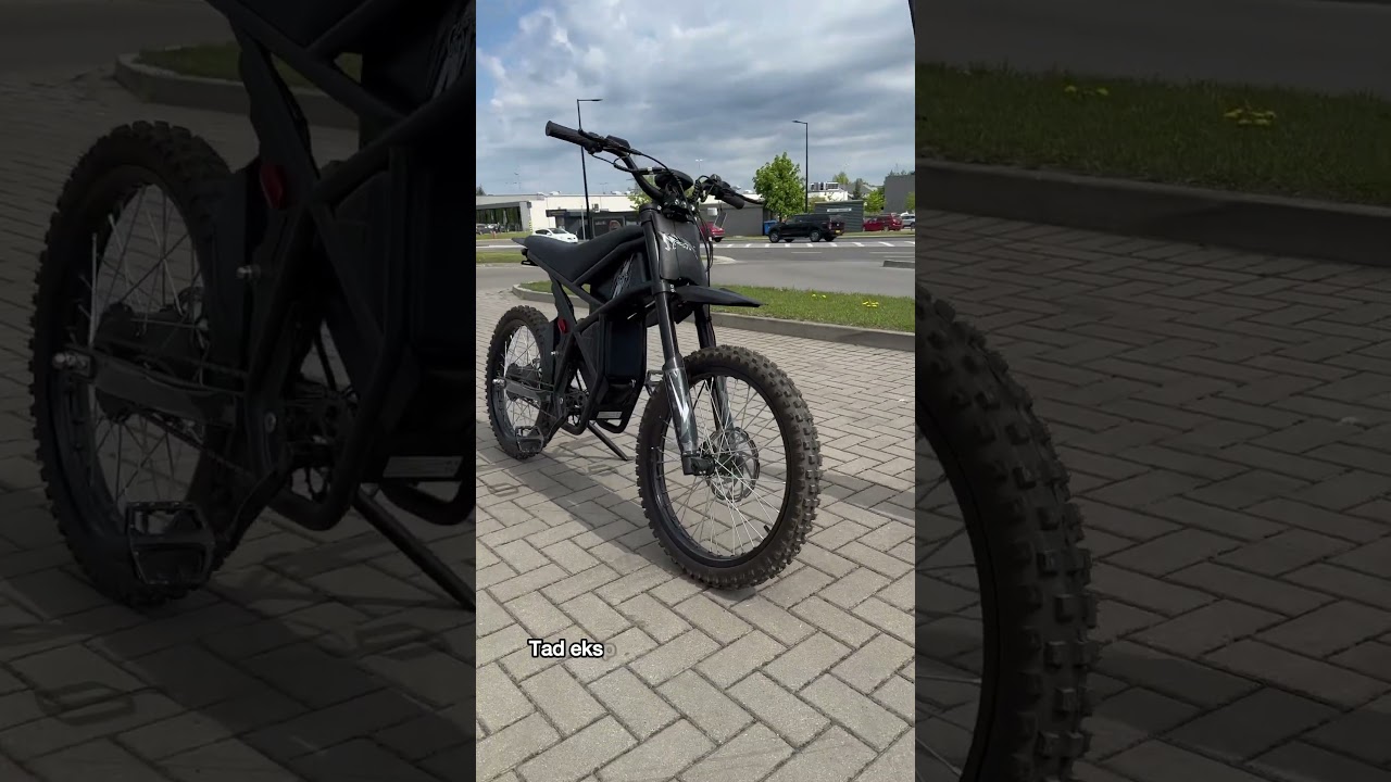 Elektrinis Krosinis dviratis GT73 off-road dirt bike 1000W 48V 2&times;18,2Ah #ebike #electric #GT73
