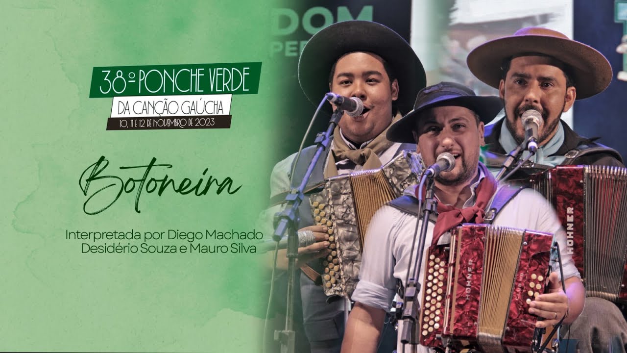 10 - BOTONEIRA - 38º Ponche Verde da Canção Gaúcha
