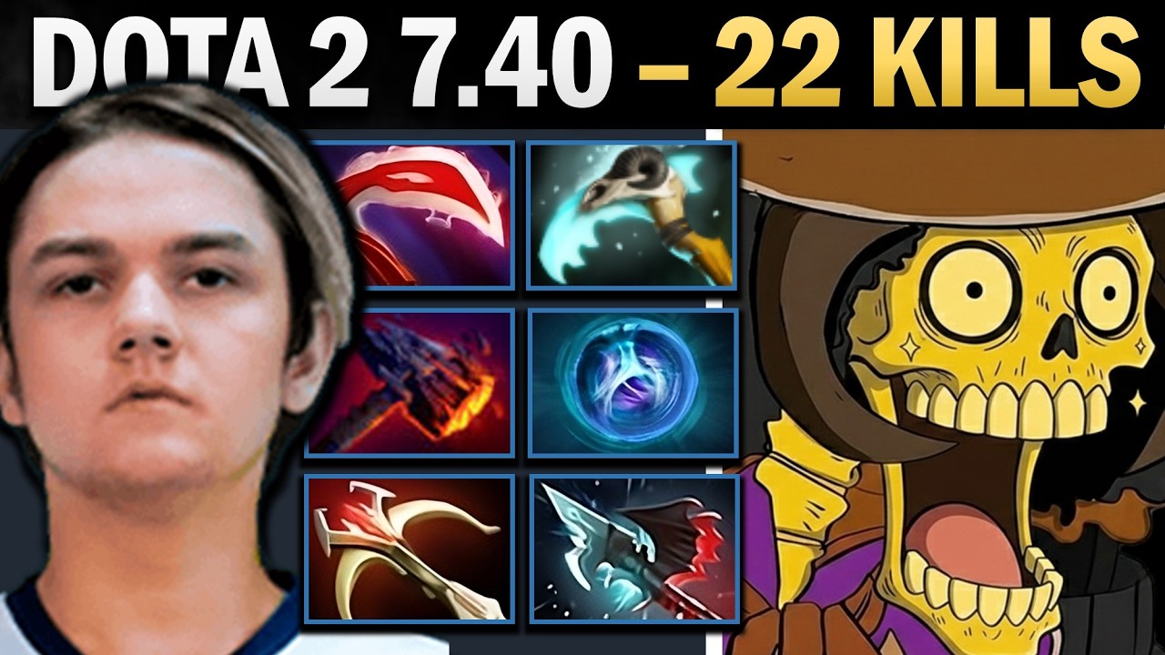 Clinkz Pro Carry with Linkens and 22 Kills - Dota Gameplay