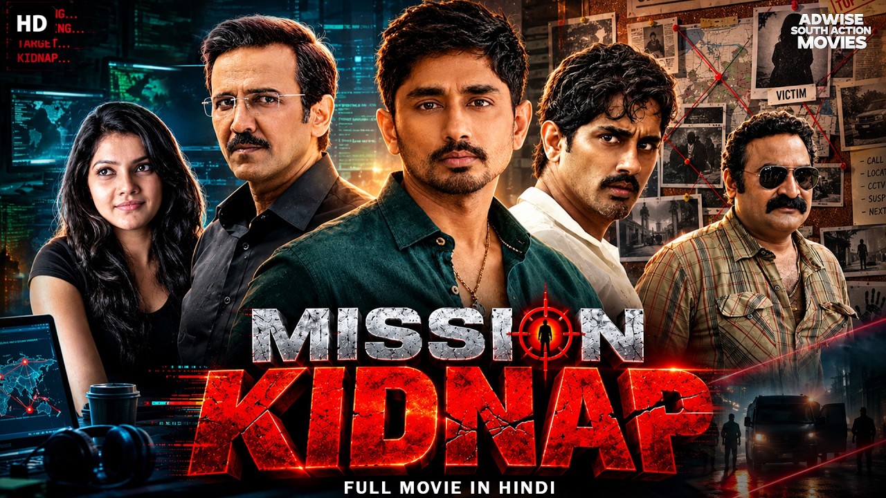 MISSION KIDNAP | Latest Hindi Dubbed Full Movie | Siddharth, Kay Kay Menon | South Action Movie