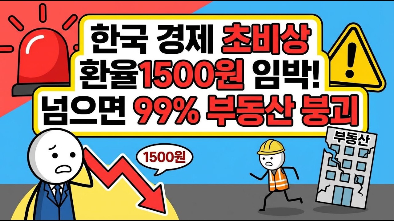 IMF때보다 더 위험하다는 고환율.1500원 시대가 몰고올 경제 쓰나미 앞, 우리의 자산은 안전한가?