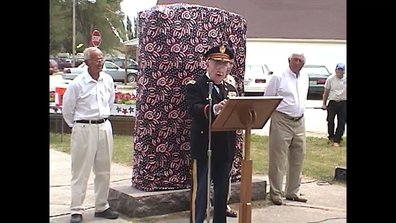 Allendale, MO, Sesquicentennial Marker Rededication Ceremony