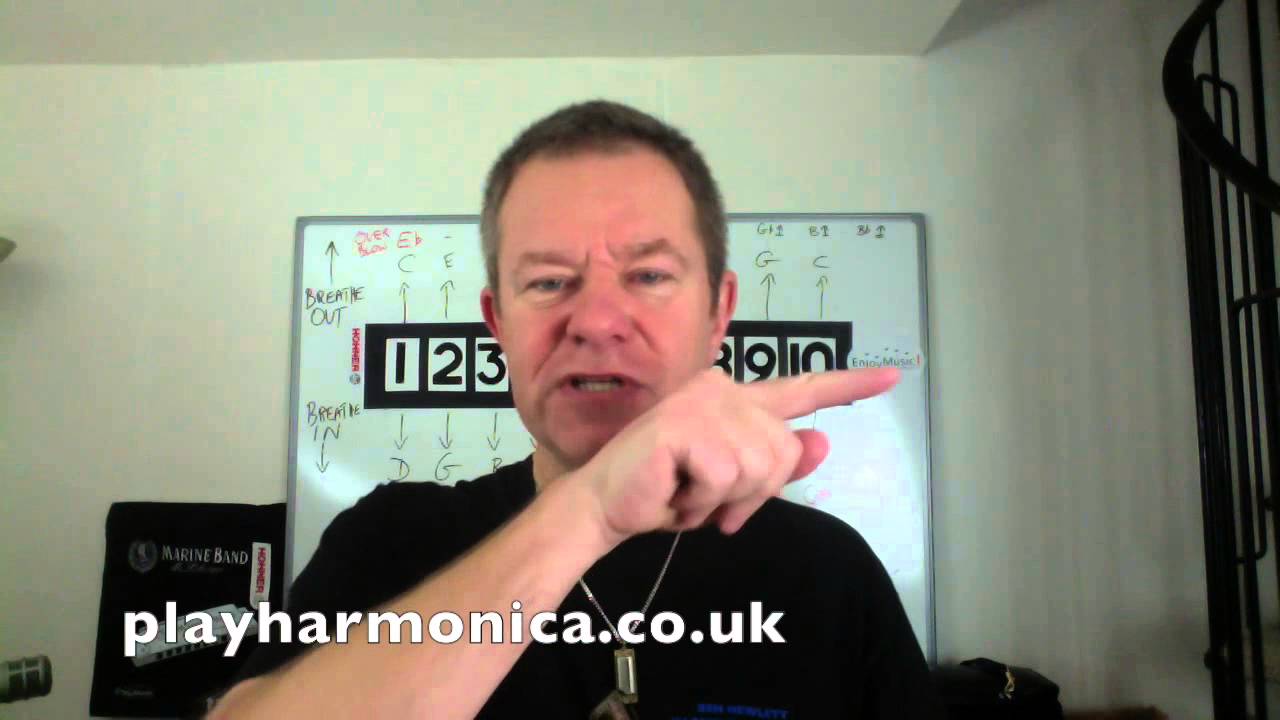 Hohner harmonica note bending - does hole 2 sound weird? Here's how to fix it.