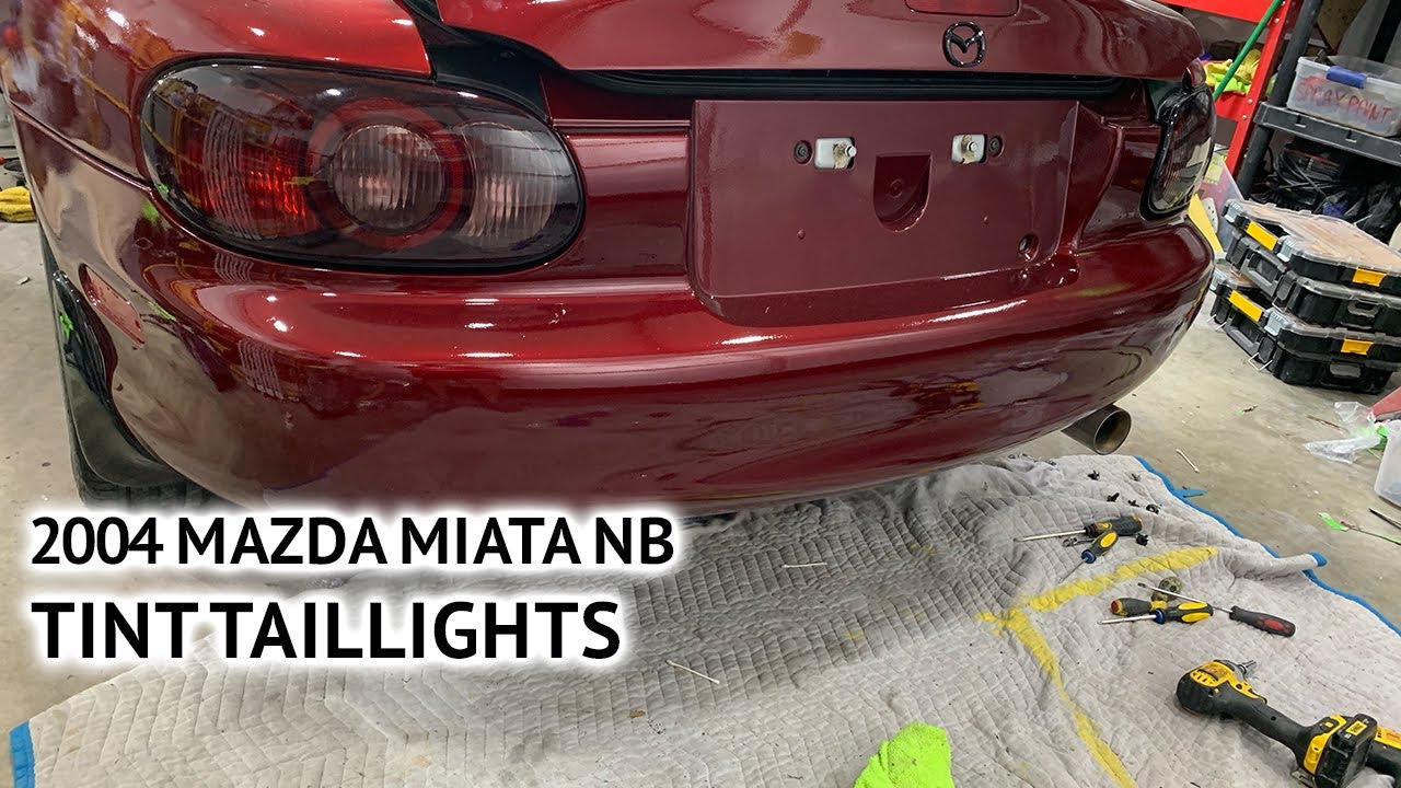 Mazda Miata NB (1999–2005) – Tinting Taillights with Vinyl Film