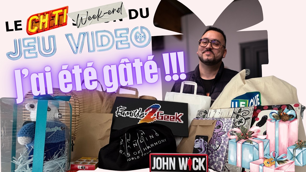 J'ai été gâté !!! Les Cadeaux du Chti Week-end du Jeu Vidéo 2026