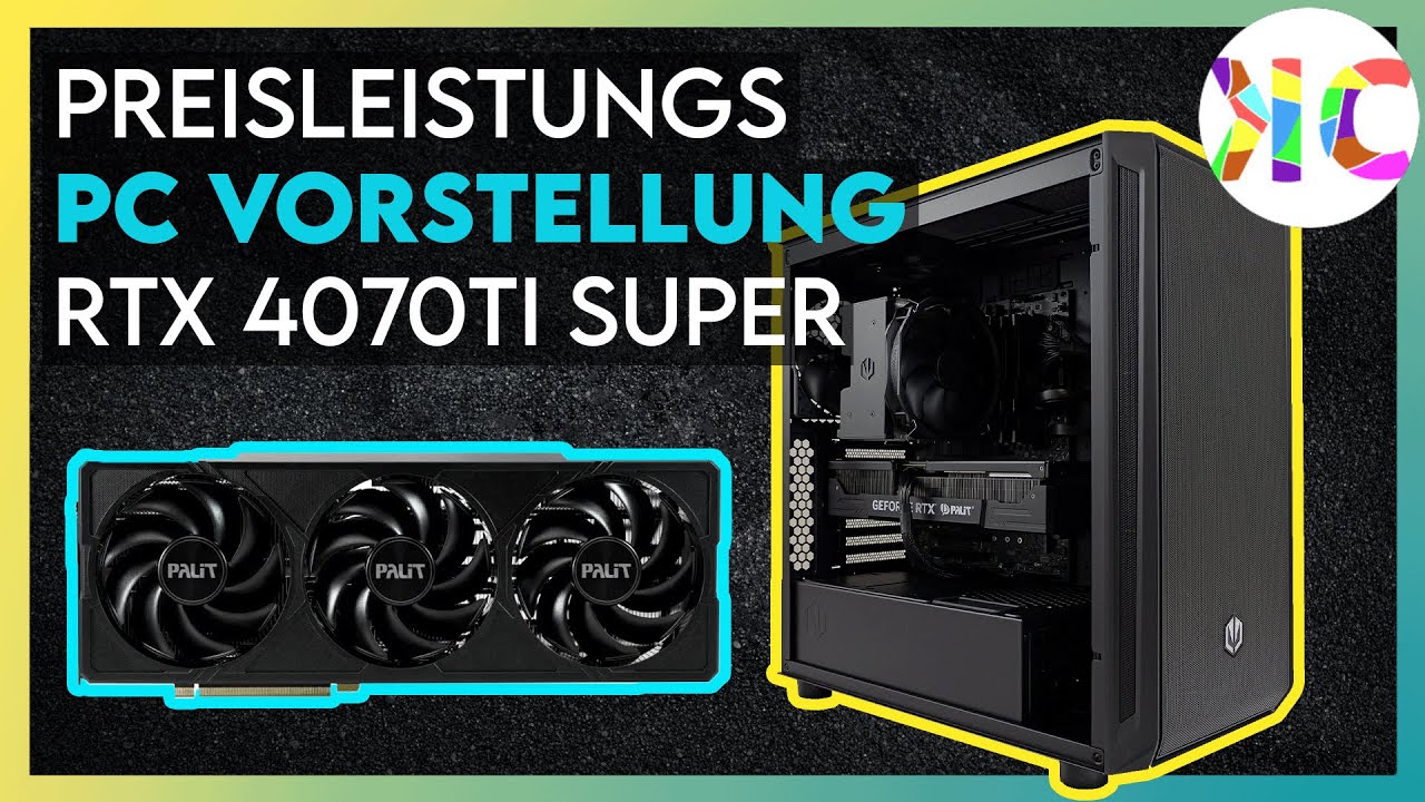 1800€ Gaming PC Vorstellung mit RTX4070Ti SUPER