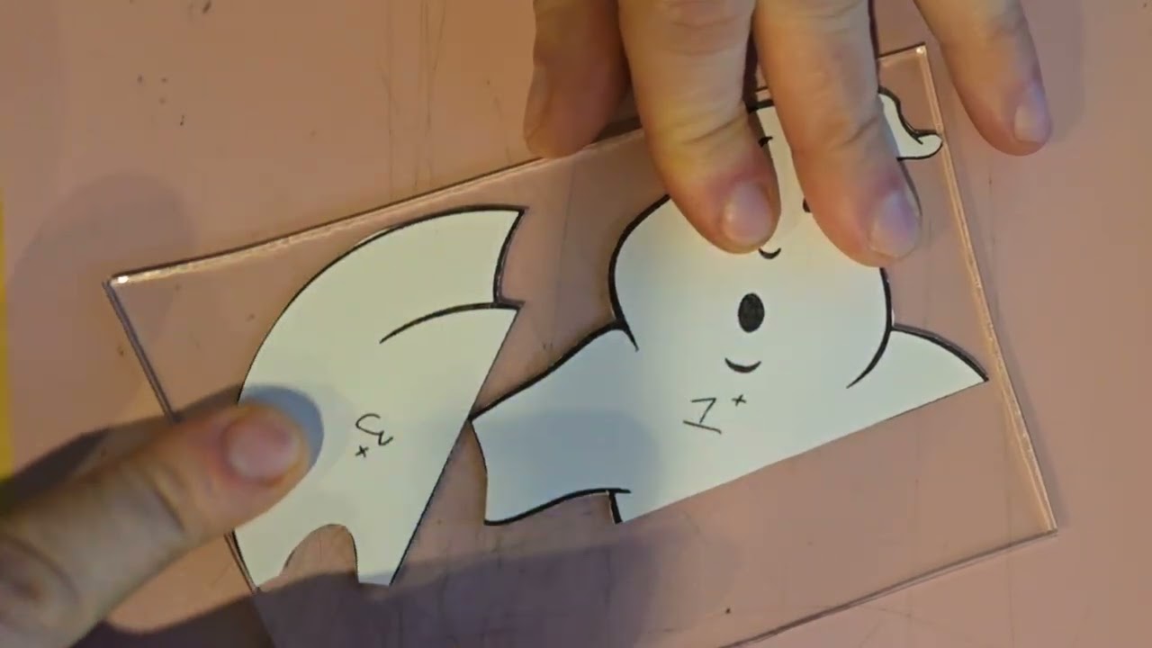 Cutting Out Ghostbusters Pattern for Uranium Stained Glass Project Ep.1