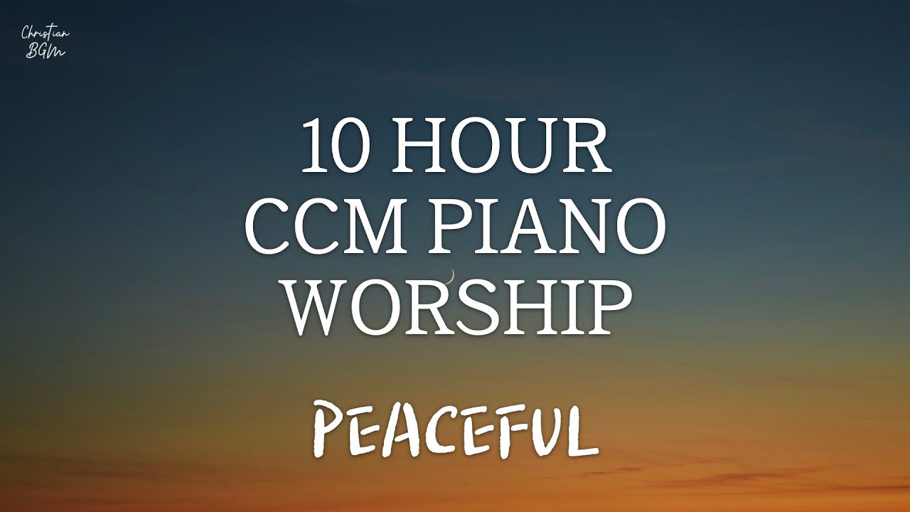 평안과 위로를 주는 CCM 피아노 모음집 🎹