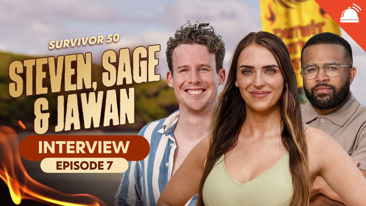 Bottoms Up! Steven, Sage, and Jawan Talk Survivor 50