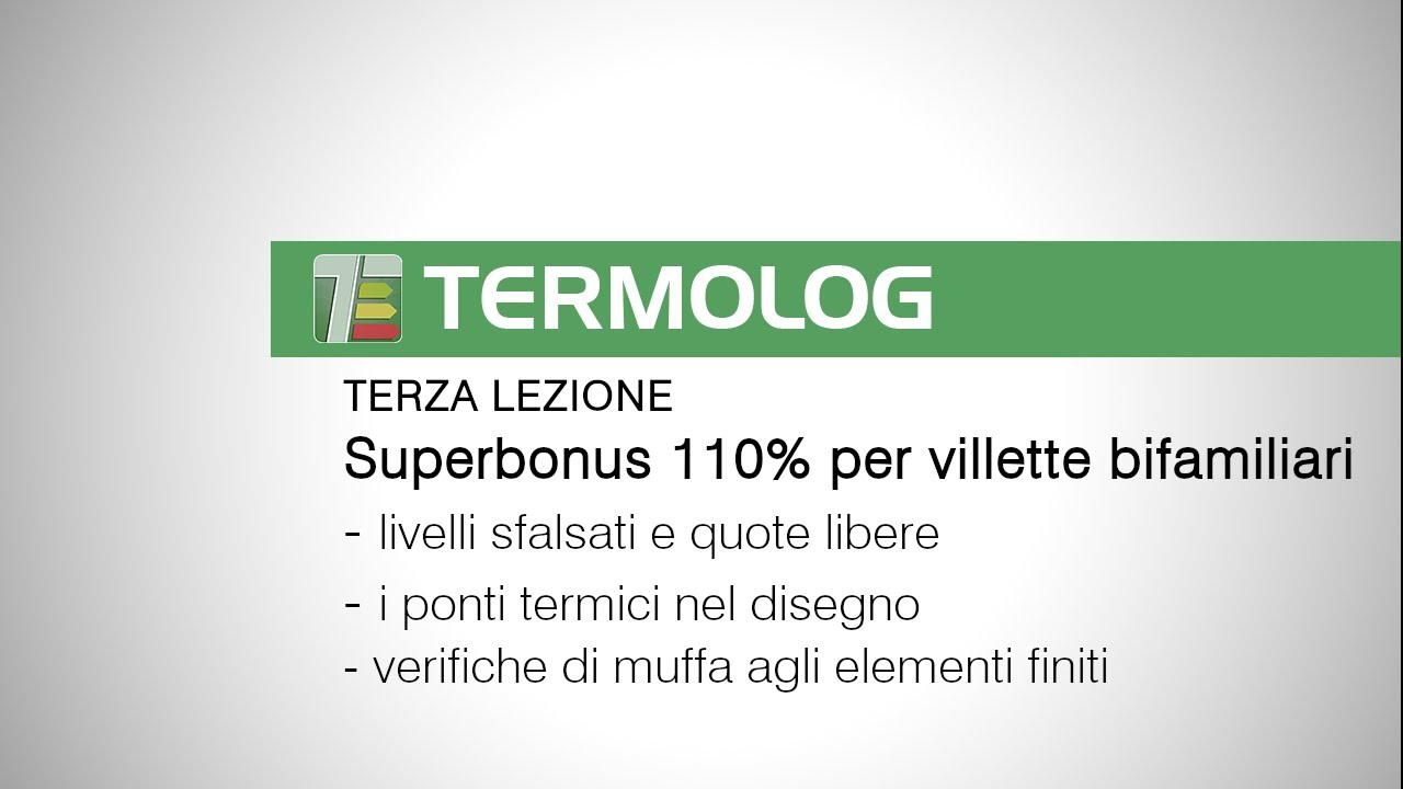 13 Ottobre ore 15.00 🔴 Corso pratico con TERMOLOG