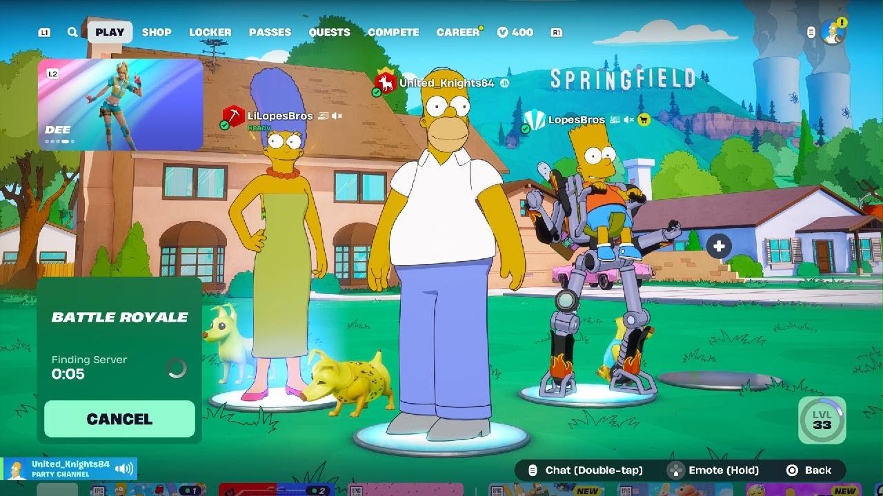 Fortnite Battle Royale  Simpsons Family Skins ❕ LopesBros