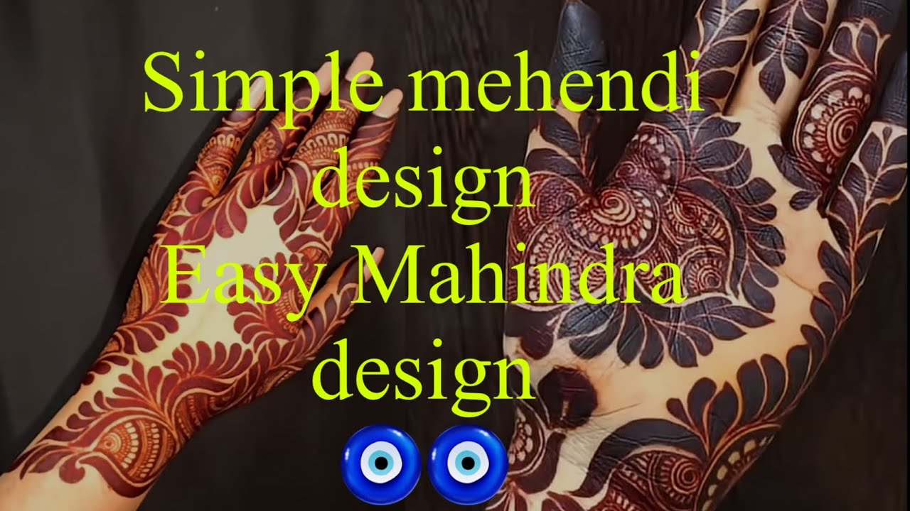 Easy mehendi🦚🌹 design| simple 😍mehendi design| Arabic Mehndi|