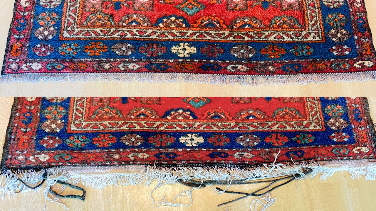 PERSIAN rug edges and Fringes repairing.