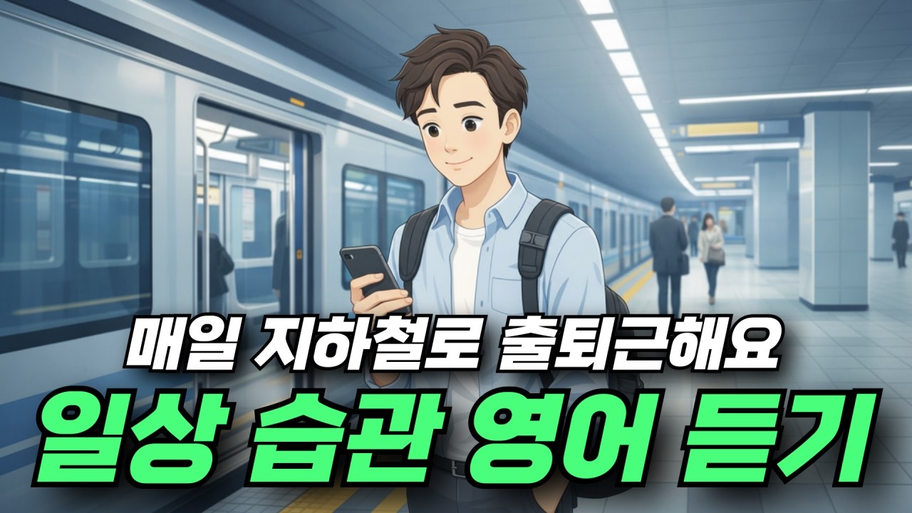 일상 습관 영어 듣기 - 매일 지하철로 출퇴근해요 🚇💼🎧