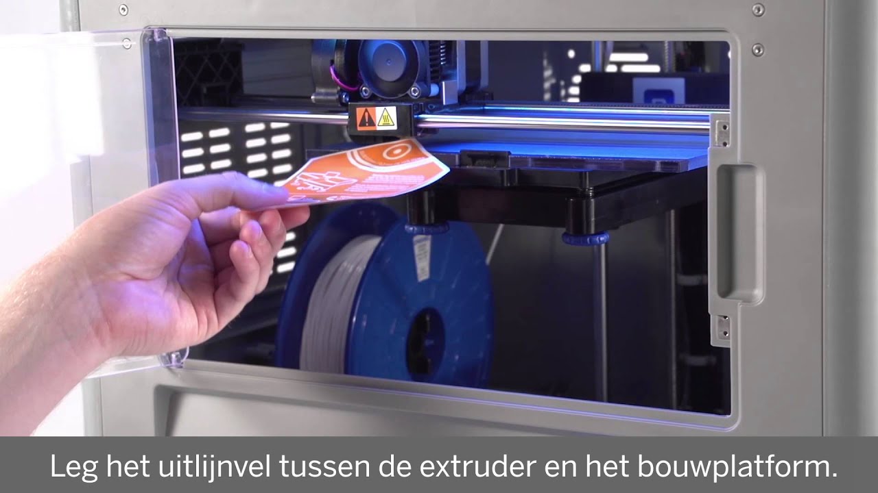 Dremel Idea Builder 3D20: Platformhoogte intstellen