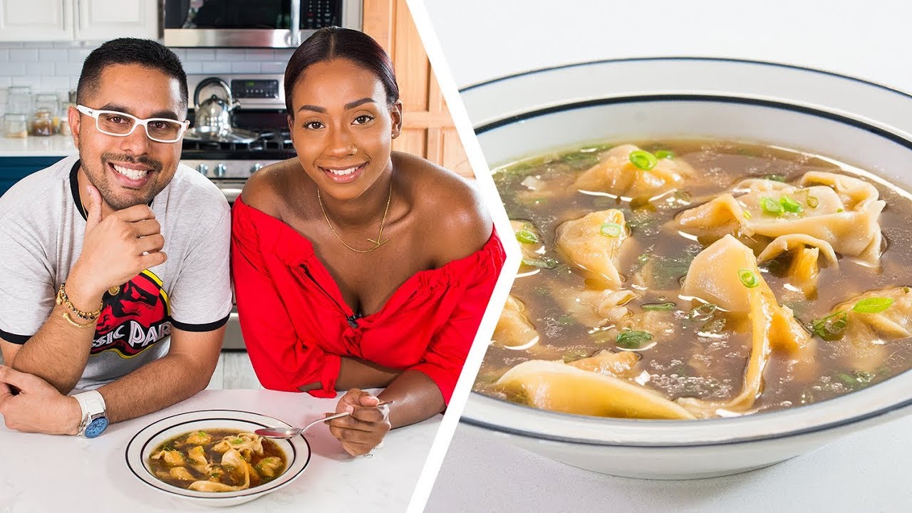 How To Make Trini-Style Chicken Wonton Soup | Foodie Nation