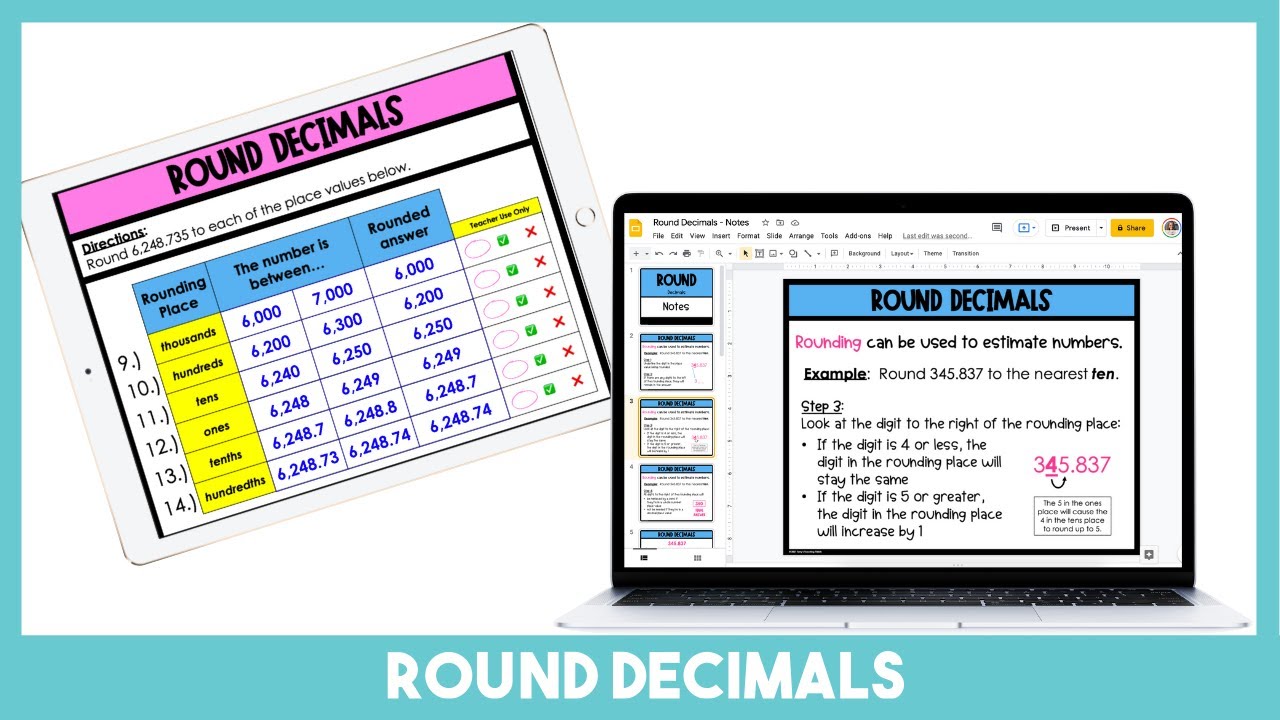 Round Decimals Tutorial Video