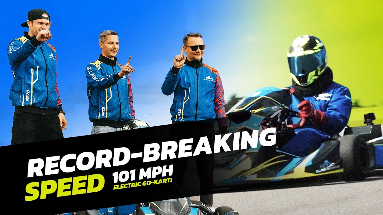 WORLD'S FASTEST Commercial Electric Go-Kart | TOP SPEED RECORD 163 km/h | 101 MPH