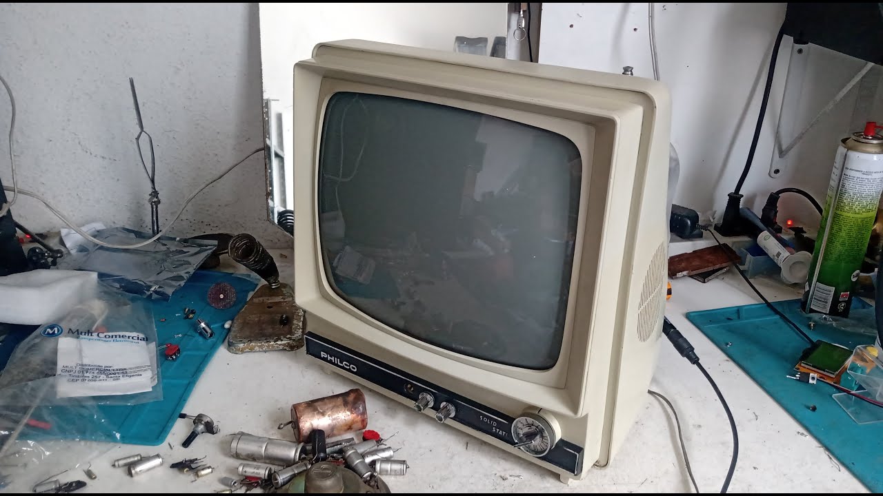 DIA A DIA da oficina : Conserto TV PHILCO TOPOGIGIO