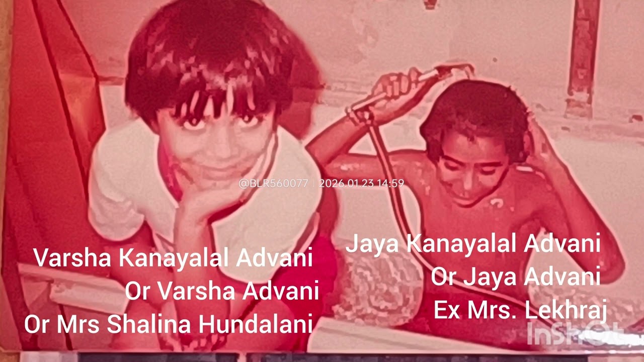 Jaya Kanayalal Advani and Varsha Kanayalal Advani on chidambram ship trip to Singapore Malaysia 1980