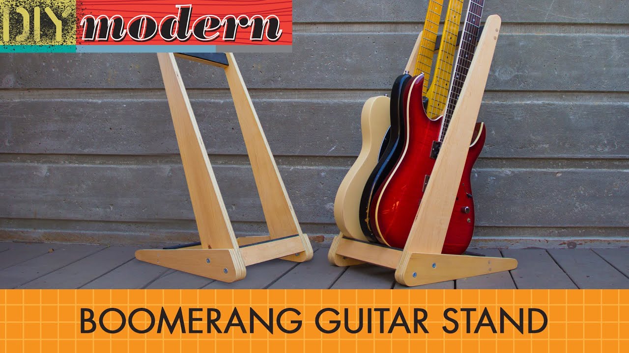 How to make a modern guitar stand