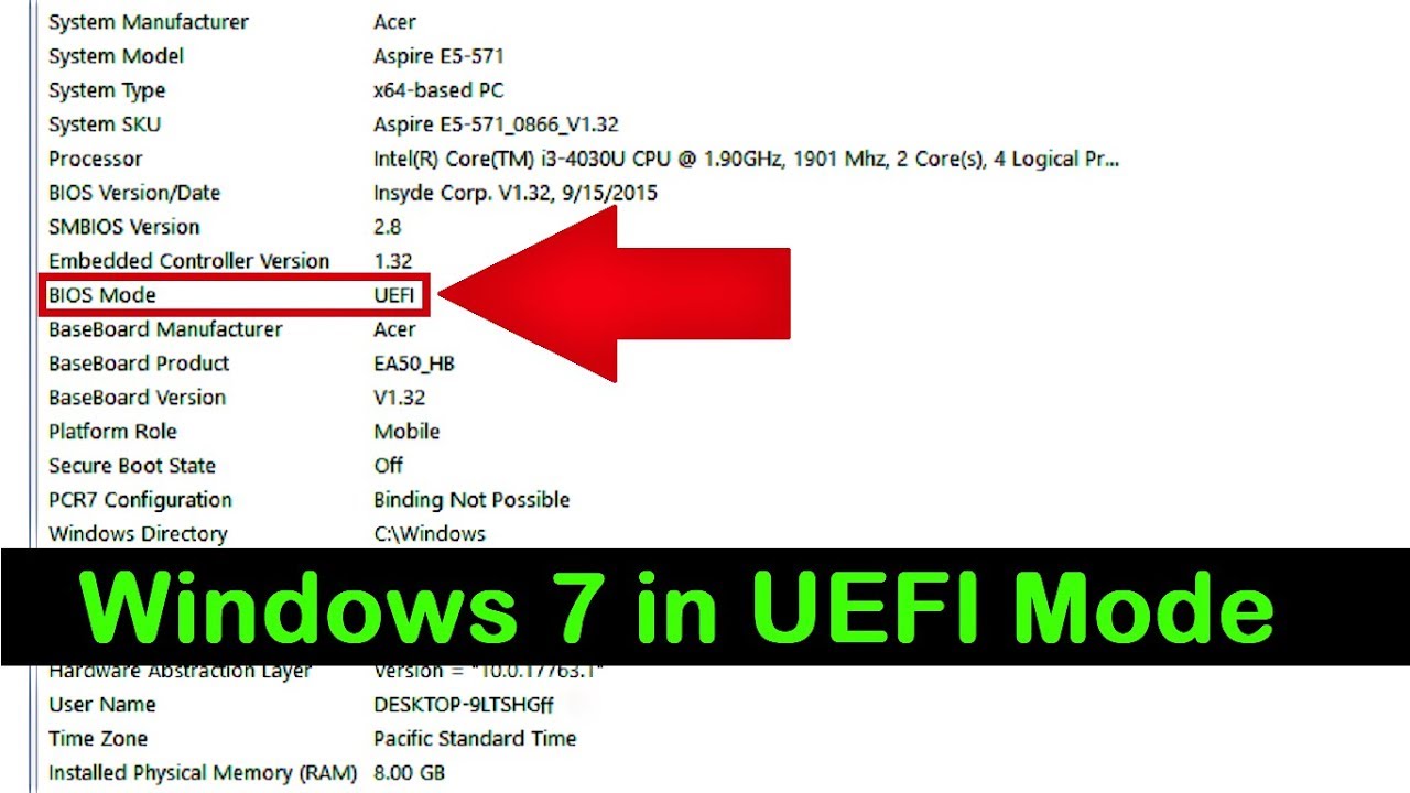 Как установить Windows 7 в режиме UEFI (полное руководство)