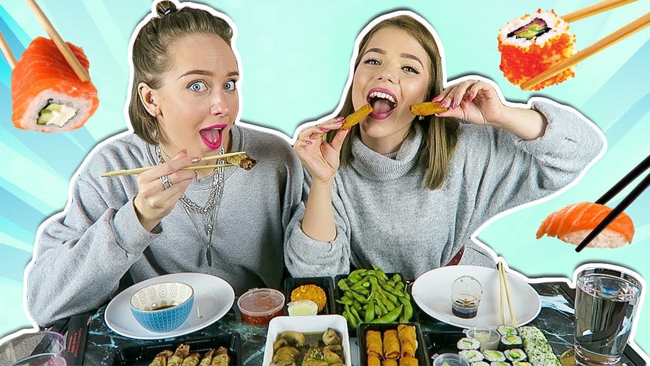 SUSHI MUKBANG MET LOLA LOTTA ROSS | Kristina K ❤