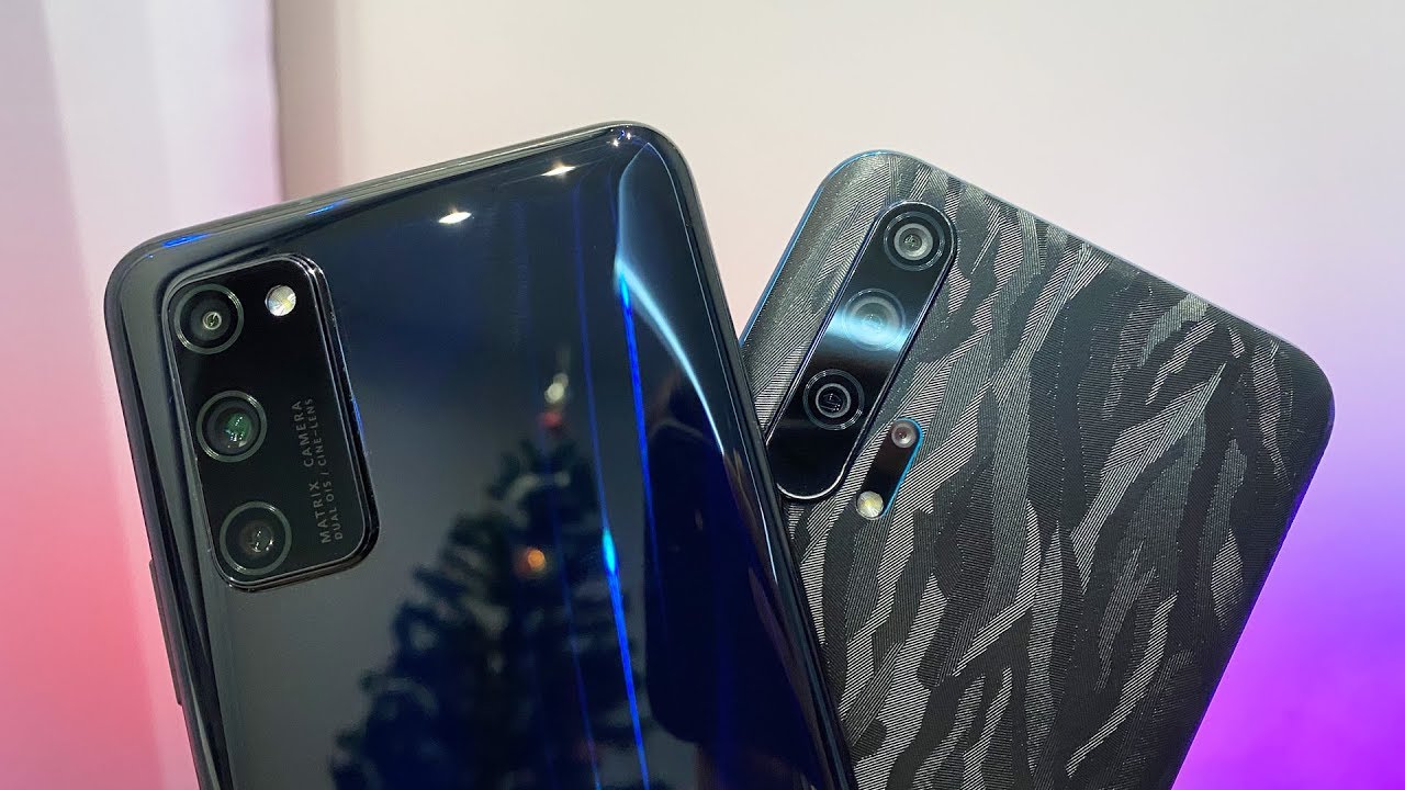 Honor V30 Pro vs Honor 20 Pro - пример записи видео