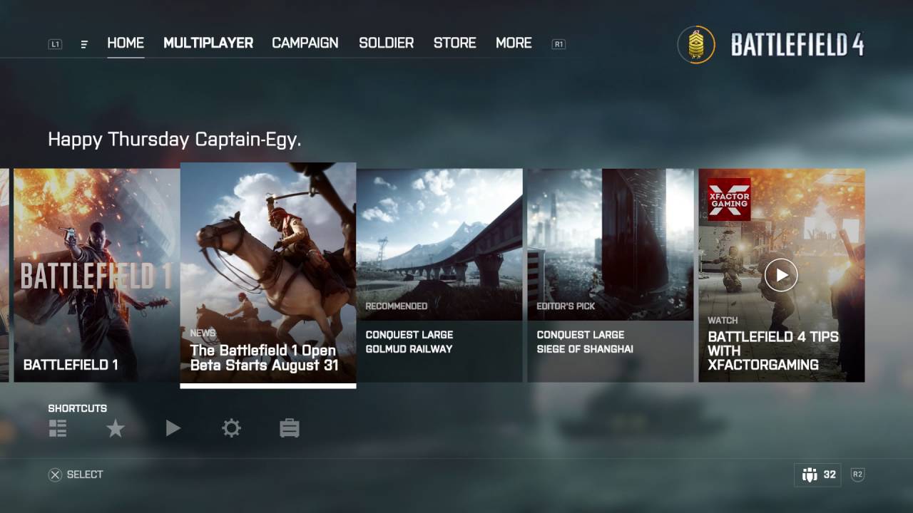 Battlefield 4 New Interface