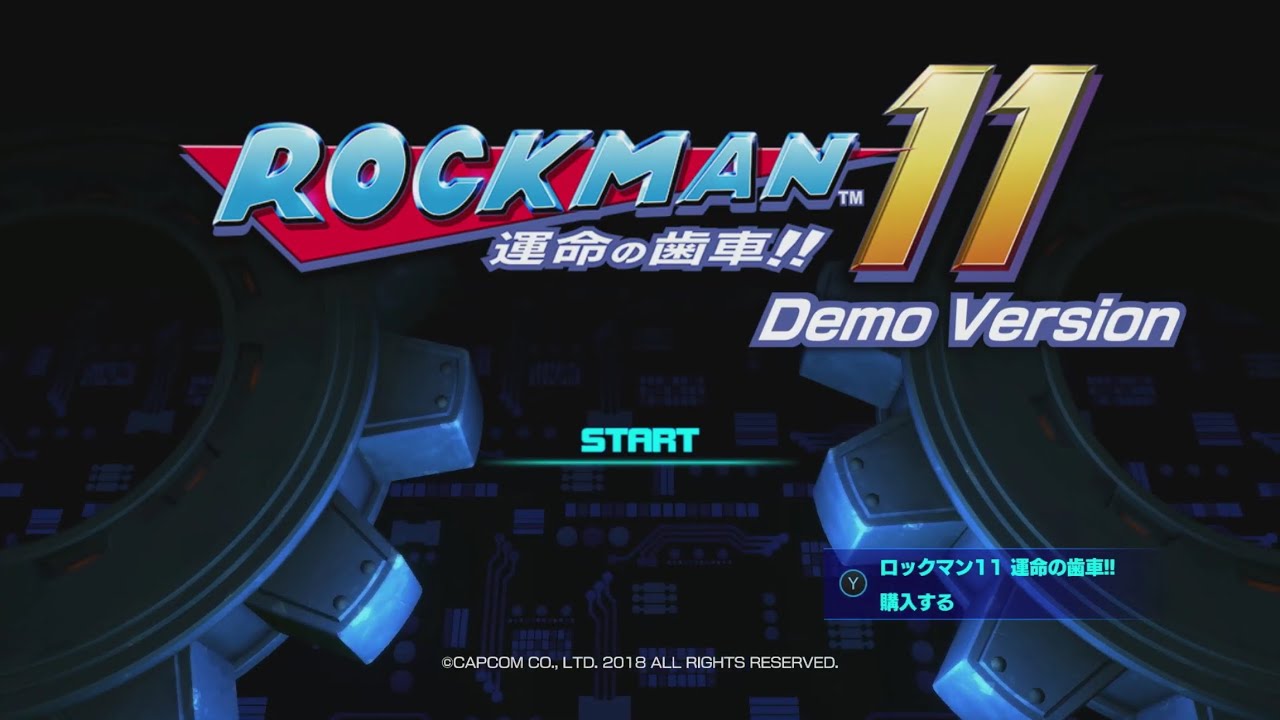 【MEGAMAN】#1 ROCKMAN 11 運命の歯車‼︎（ロックマン 11 ／ BLOCK MAN ／ DEMO）【Switch】※体験版