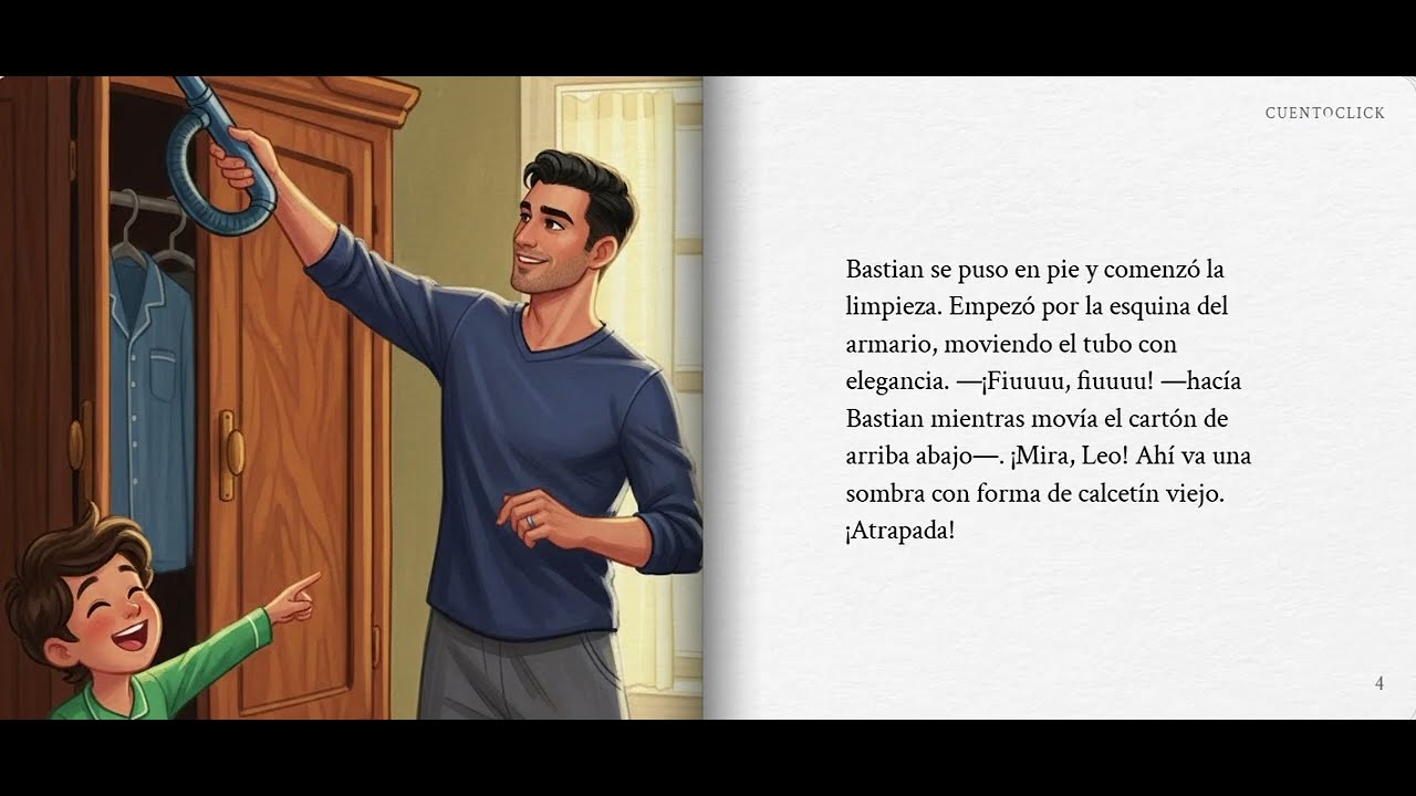La Poderosa Aspiradora de Pesadillas 🌬️✨ | Cuento infantil para dormir y perder el miedo