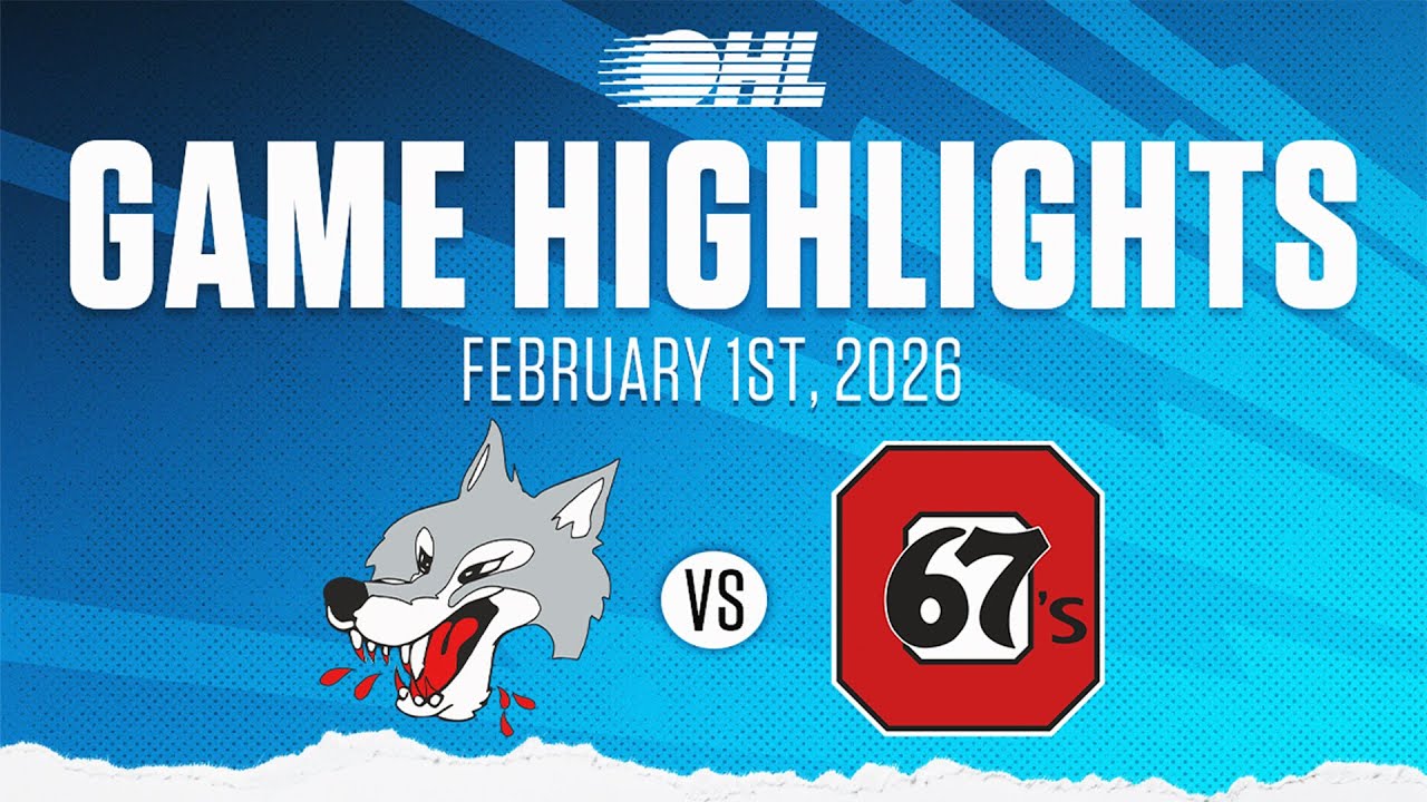 Najważniejsze momenty OHL: Sudbury Wolves @ Ottawa 67, 1 lutego 2026 r.