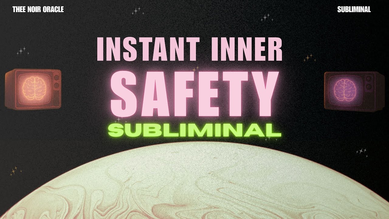 INSTANT INNER SAFETY SUBLIMINAL | FEEL SAFE AGAIN + RELAX YOUR NERVOUS SYSTEM WHILE YOU LISTEN 🖤