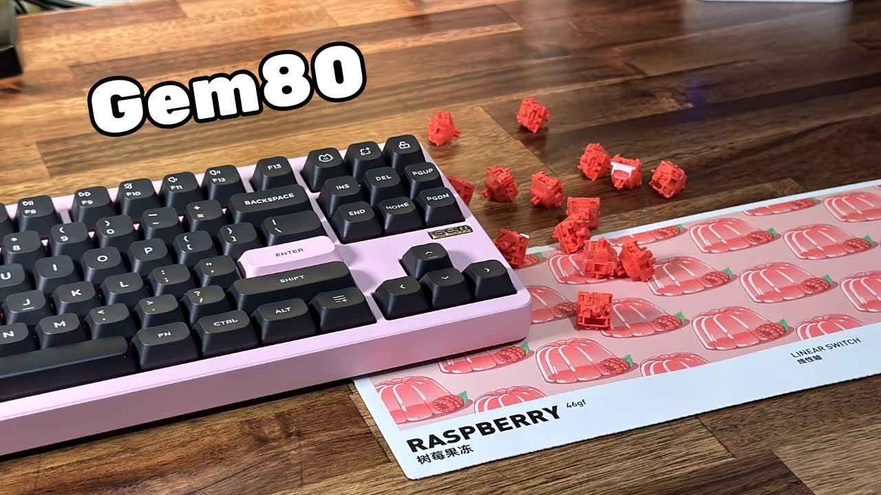 A Thocky Custom Keyboard? - NuPhy Gem80 Review + Sound Tests #keyboard