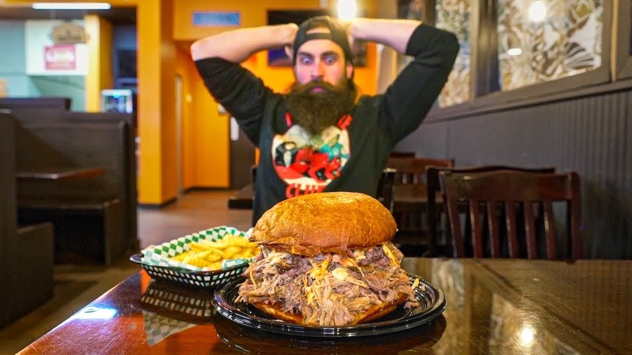 IN CALIFORNIA FOR A MASSIVE HAWAIIAN SANDWICH CHALLENGE | BeardMeatsFood