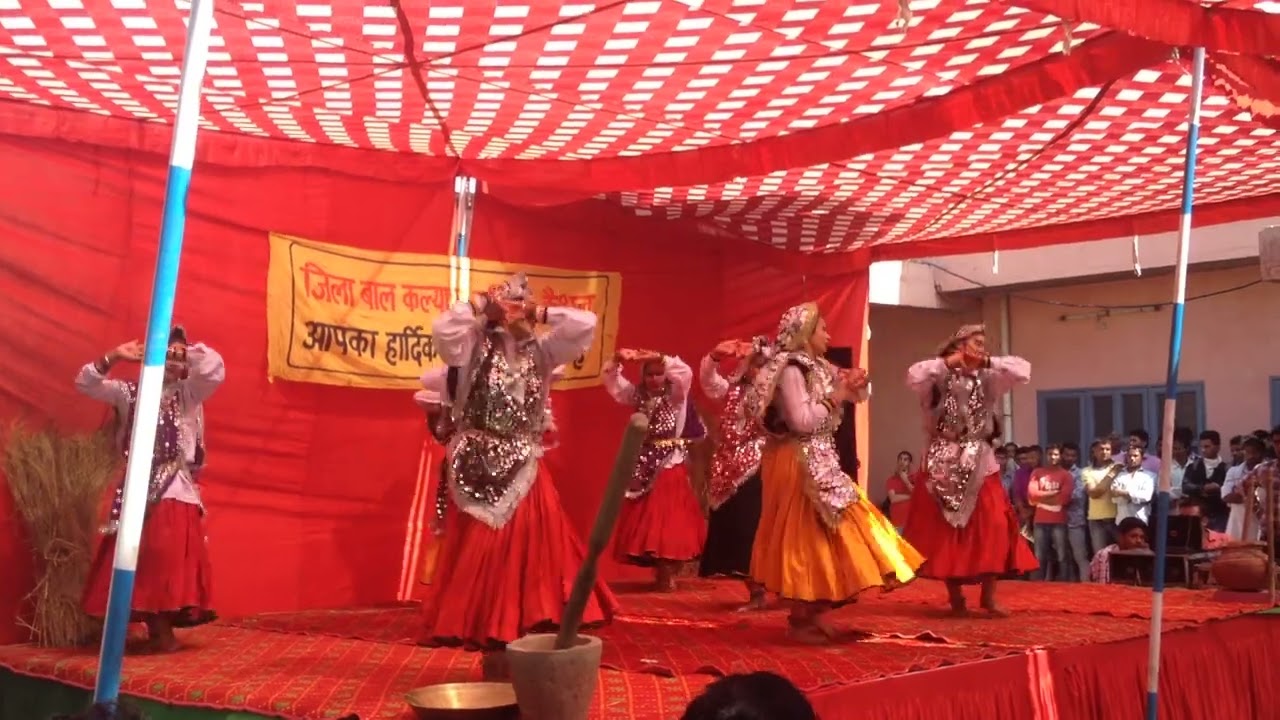जिला बाल कल्याण में फर्स्ट पोजीशन हरियाणवी डांस ग्रुप