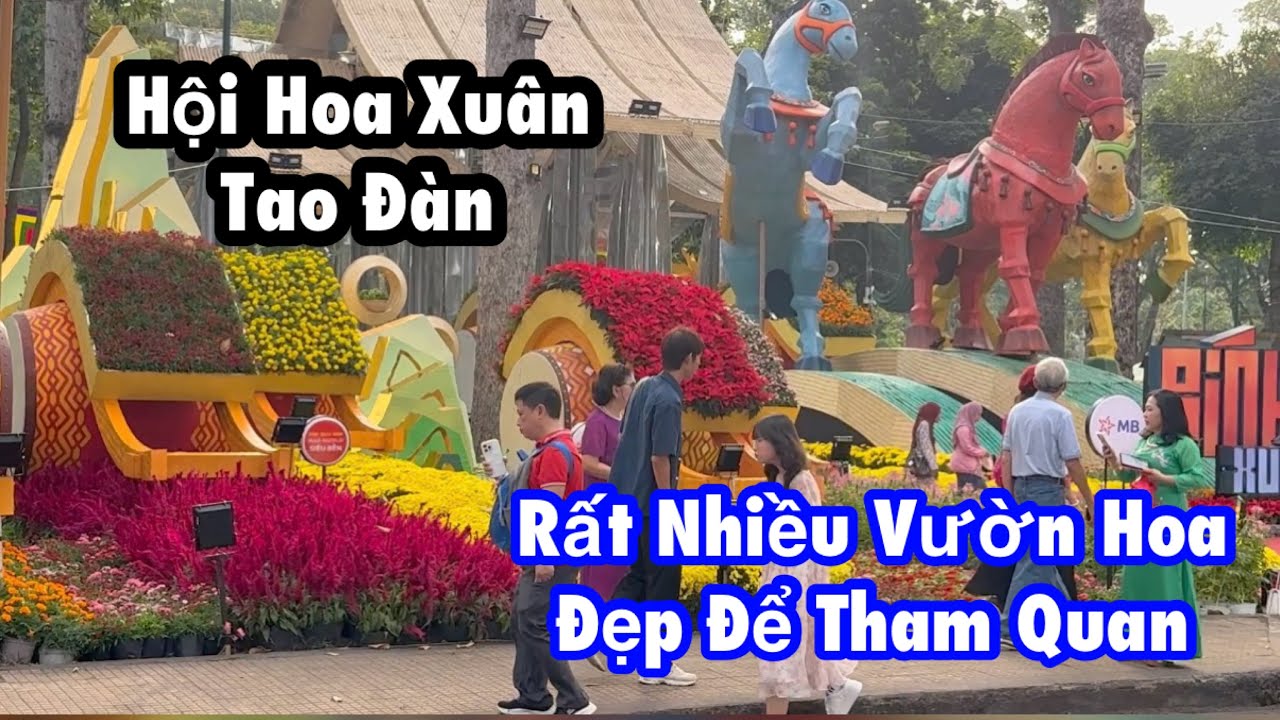 Hội hoa xuân Tao Đàn quá đỉnh với sự thuyết minh của “chuyên gia” cây cảnh.