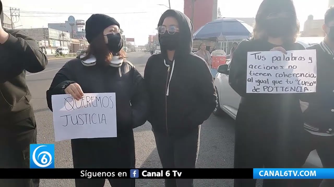 Alumnos de la #UTC de Ixtapaluca y Chalco protestan por cobros indebidos por un curso de IA