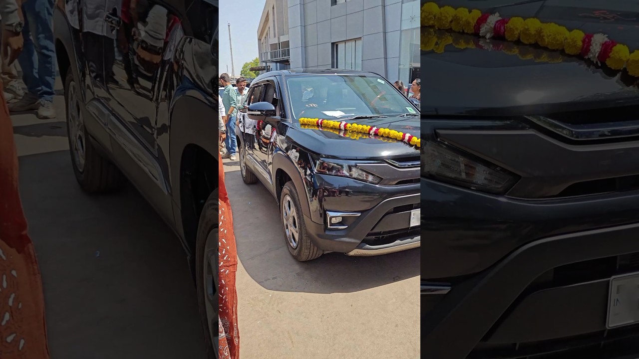 Delivery of Brezza VXI Black #marutisuzuki #brezza #suzuki #suv #black #comfort #trending #shorts