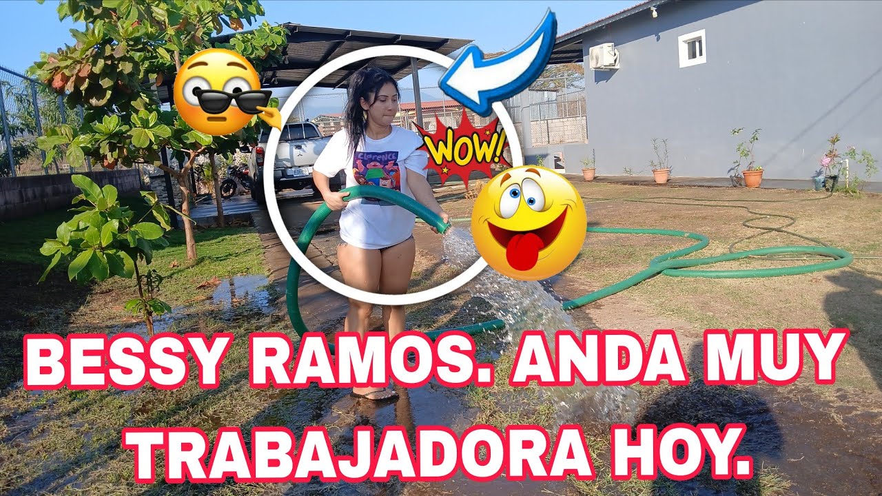 BESSY RAMOS ANDA MUY TRABAJANDO 💪HOY ESTE DIA .. LOS VECINOS LA VISITAN 😉