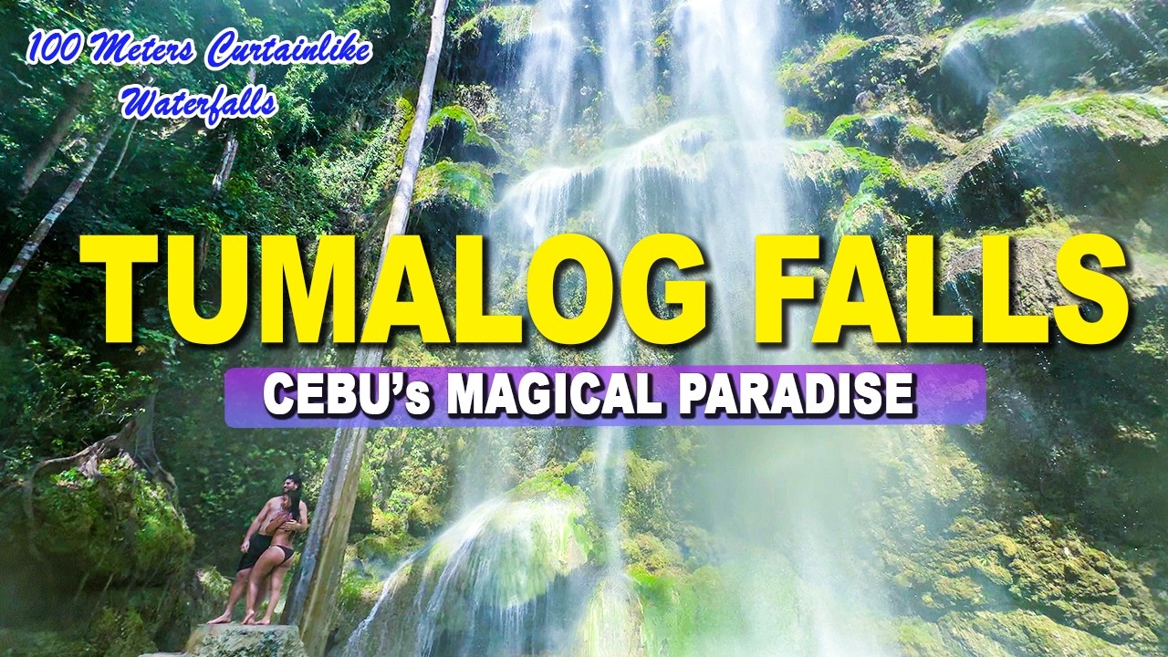 TUMALOG FALLS  OSLOB CEBU 🇵🇭 | Tallest and Soft Curtain of Water in South Cebu | Philippines